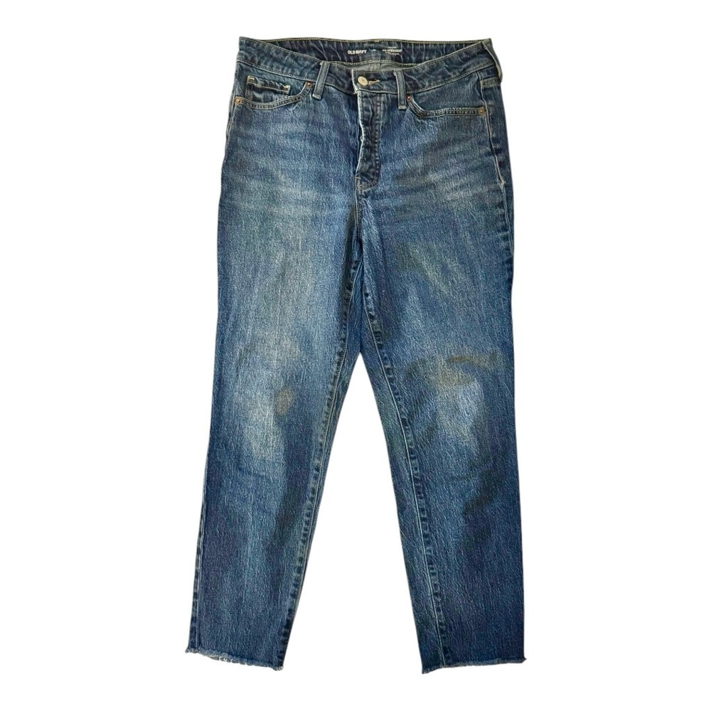 Old Navy High-Waisted Button-Fly OG
Straight Ankle Jeans, Size 10 - Picture 4 of 14